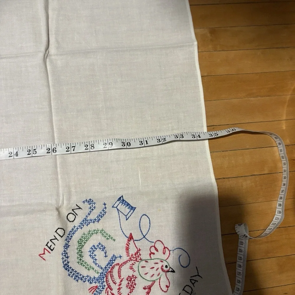 Vintage Linen Embroidered Dish Towels Tuesday And Wednesday